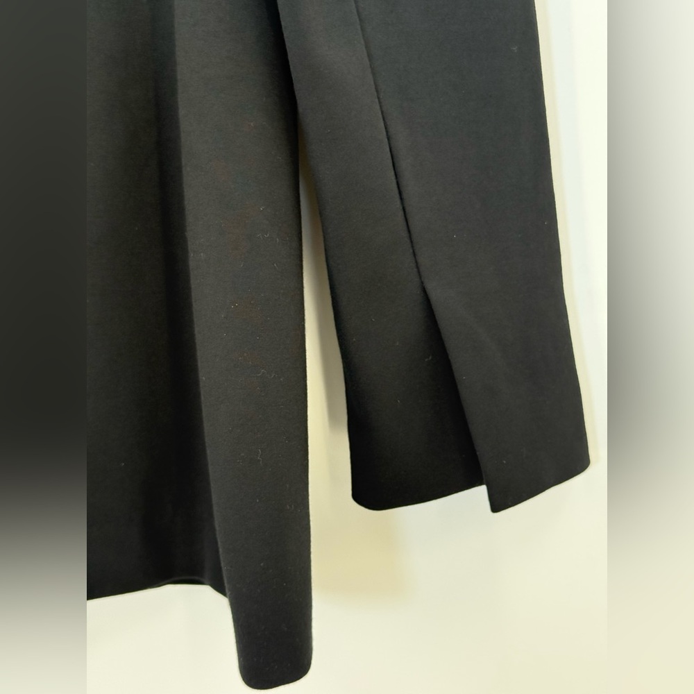 Spanx Collarless Black Tailored Blazer – Sleek Single Button Structured Jacket - Picture 10 of 16